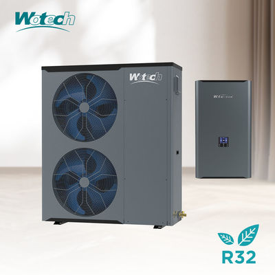 شراء مضخة حرارة 20kw R32 محول تيار مستمر كامل مضخة حرارة منفصلة للتدفئة التبريد و DHW التصنيع عبر الإنترنت