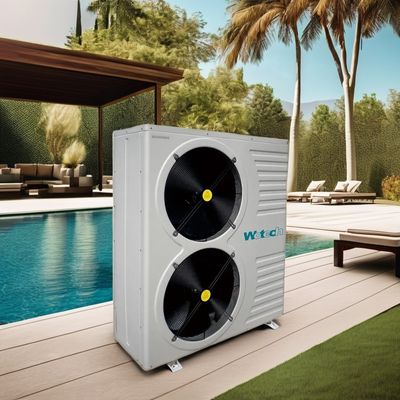 مصنوعة في OEM مضخة حرارة حمام المياه الهوائية 26kw لبركة السباحة معدل تدفق المياه م 3 / ساعة 13.3