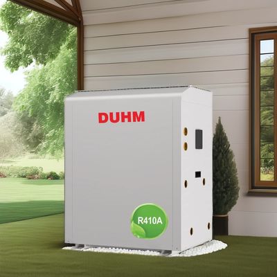 منزل متعدد الاستخدامات 31kW R410A مضخة حرارة الأرضية سخان المياه مع الفولاذ المغلف