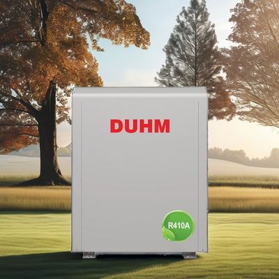 الكهربائية بيضاء 19.5kw 3 مرحلة على خارج الأرض مصدر مضخة الحرارة سخان المياه التبريد