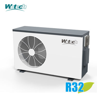مضخة حرارة حمام R32 10kw مع معدل تدفق المياه العالي وتكنولوجيا عاكس التيار المباشر