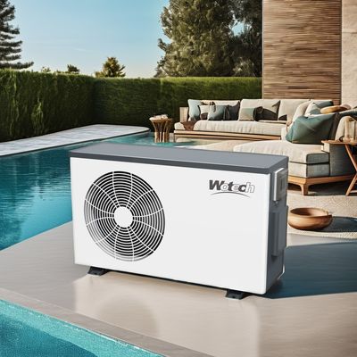 أداء طويل الأمد 8kw R32 عاكس حمام سباحة مضخة حرارة مع غطاء معدني