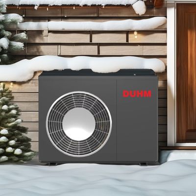 DUHM 9kW 220V مرحلة واحدة R32 EVI مضخة حرارة من الهواء إلى المياه لتدفئة وتبريد المنازل