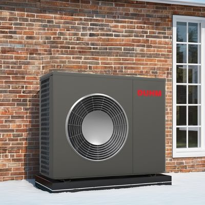 التدفئة التبريد وظيفة DHW 16kw مضخة الحرارة EVI قطعة واحدةk مع ضاغط دوار DC