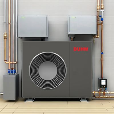 مضخة حرارة 9kW R290 EVI Inverter قطعة واحدةk مثالية للتدفئة المنزلية التبريد والماء الساخن