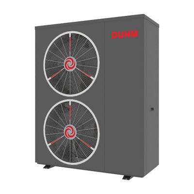 220v 20kw R290 عاكس مضخة الحرارة من الهواء إلى المياه مع غلاف الفولاذ المغلف بالبودر