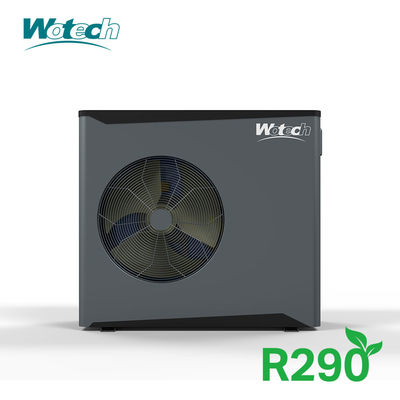 مضخة الحرارة ذات الكربون المنخفض 9kw من الهواء إلى الماء مضخة الحرارة R290
