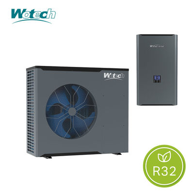 توفير الطاقة 12kw R32 عاكس واحد المرحلة مضخة الحرارة المنقسمة A+++/A++ للتبريد والتدفئة