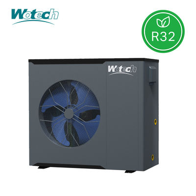 مضخة حرارة 8kw R32 ذات فترة واحدة مع عاكس أحادي الكتل مع شهادة CE ErP A+++/A++