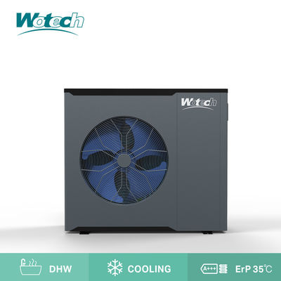 R32 مضخة حرارة من مصدر الهواء للتدفئة والتبريد و DHW الفولاذ المغلف 14kw قطعة واحدةk