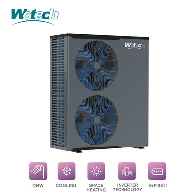 مضخة حرارة من الهواء إلى السائل من 22kw R32 مضخة حرارة ثلاثية المراحل من عاكس أحادي الكتل للدفء