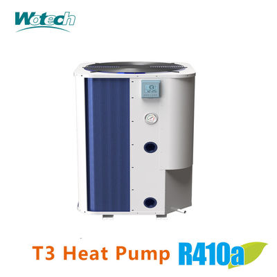 مضخة حرارة حمام السباحة ذات السرعة الثابتة 17KW R410a للمساكن للتبريد والتدفئة