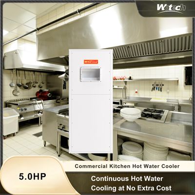 R410a 5 HP Commercial Kitchen High Temperature Hot Water Cooling Unit